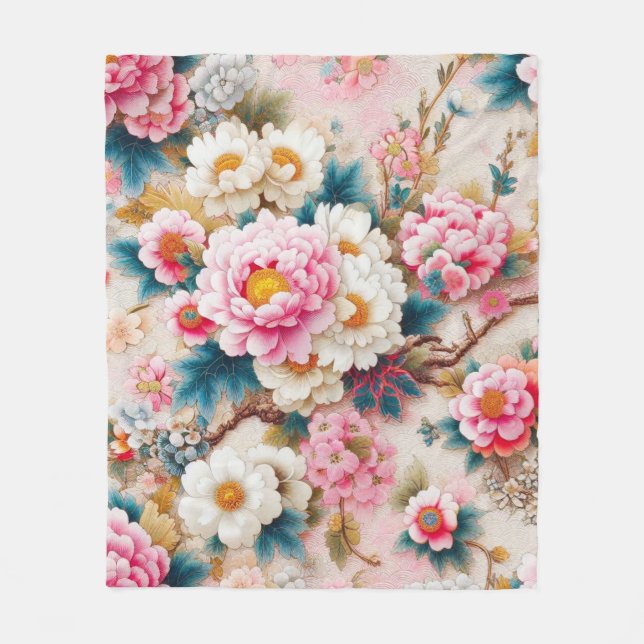 Couverture Polaire Jardins d'automne (Devant)