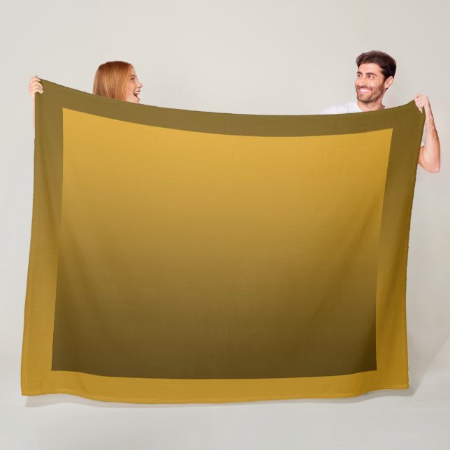 Couverture Polaire Jaune dégradé - foncé à clair | Fond d'ambiance | (En situation)