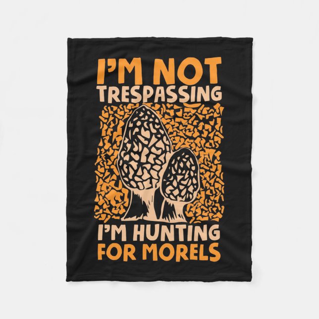 Couverture Polaire Je Cherche Des Morels (Devant)