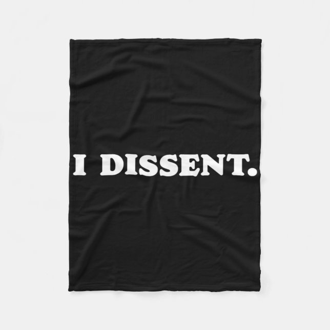 Couverture Polaire Je conteste Funny résiste à la conception minimali (Devant)
