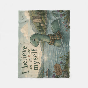 Couverture Polaire Je crois en moi-même Loch Ness Monster fantaisiste