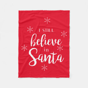 Couverture Polaire Je Crois Toujours À Père Noël
