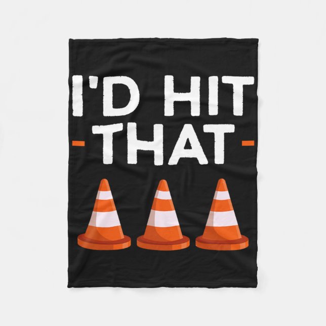 Couverture Polaire Je frapperais ce costume d'Halloween Cone (Devant)