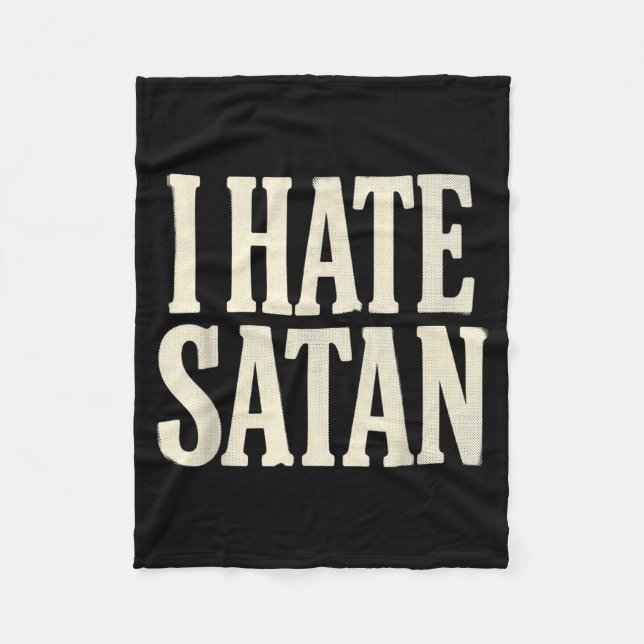 Couverture Polaire Je hais Satan (Devant)