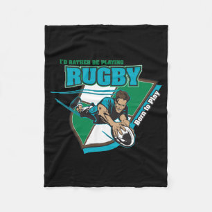 Couverture Polaire Je jouerais plutôt au rugby