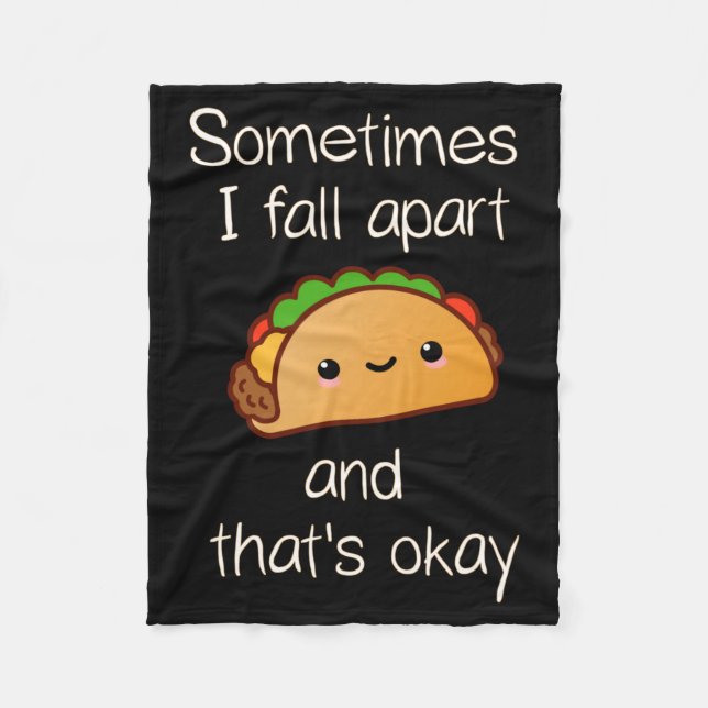 Couverture Polaire Je m'effondre et c'est la performance de Taco (Devant)