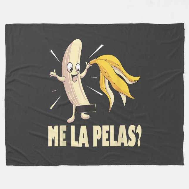 Couverture Polaire Je m'en fiche (Devant (Horizontal))