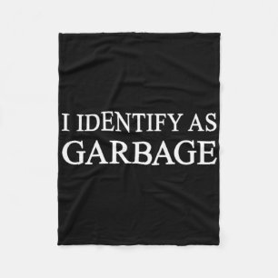 Couverture Polaire Je m'identifie comme Garge Trump drôle politique