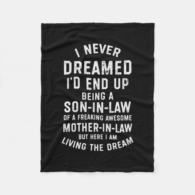 Couverture Polaire Je n'ai jamais rêvé que je finisse par être un fil (Devant)