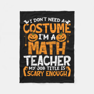 Couverture Polaire Je n'ai pas besoin d'un costume Je suis enseignant