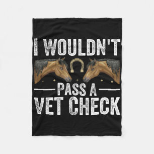 Couverture Polaire Je N'Aurais Pas De Vet Check Funny Vet Humour Sarc