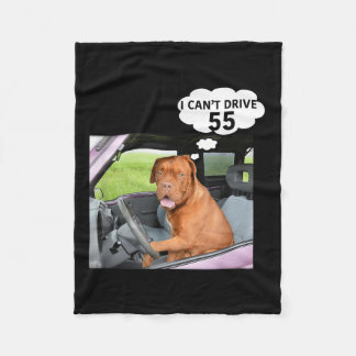 Couverture Polaire Je ne peux pas conduire 55 Drôle cadeau