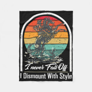 Couverture Polaire Je Ne Tombe Jamais Je Démonte Avec Style Cheval Lo