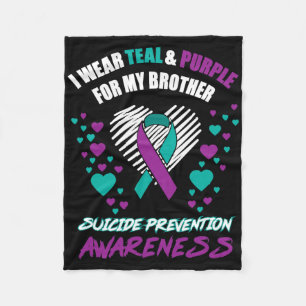 Couverture Polaire Je Porte Du Tealandviolet Pour Mon Frère Suicide P