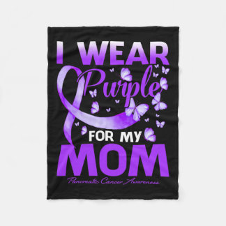Couverture Polaire Je Porte Du Violet Pour Ma Mère Académie De Cancer