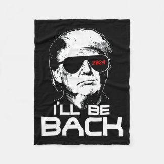 Couverture Polaire Je serai fou 45 47 Donald Trump 2024 Prenez Amer