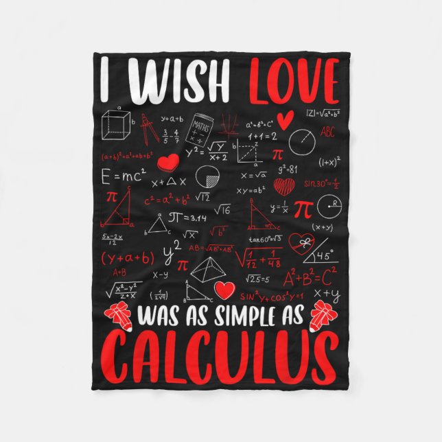 Couverture Polaire Je souhaite que l'amour soit aussi simple que le c (Devant)