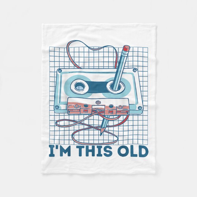 Couverture Polaire Je Suis Ce Vieux (Devant)