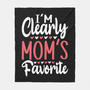 Couverture Polaire Je suis clairement le favori de maman