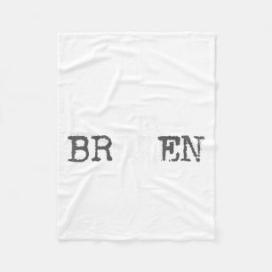 Couverture Polaire Je suis d'accord Je suis brisé maladie invisible J