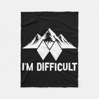 Couverture Polaire Je suis difficile Snowboard Snowboard Snowboard G