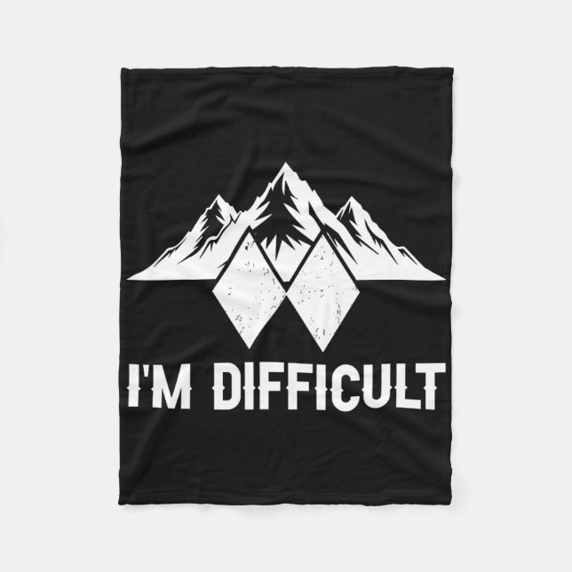 Couverture Polaire Je suis difficile Snowboard Snowboard Snowboard G (Devant)