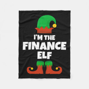 Couverture Polaire Je suis La famille des elfes de la finance pyjama