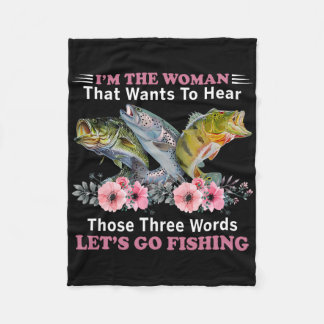 Couverture Polaire Je suis la femme qui veut entendre ces trois mots