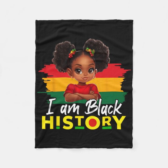 Couverture Polaire Je suis le mois de l'histoire des Noirs Afro-Améri (Devant)
