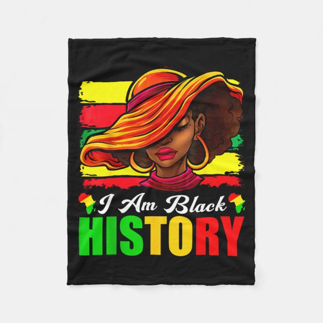 Couverture Polaire Je suis les femmes de l'histoire noire Mois de l'h (Devant)