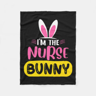 Couverture Polaire Je Suis L'infirmière Lapin Oreilles De Lapin Oeuf 
