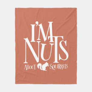 Couverture Polaire Je suis Nuts - drôle Amateur d'écureuil