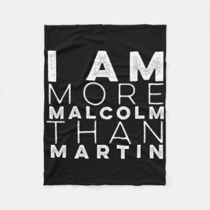 Couverture Polaire Je Suis Plus Malcolm Que Martin Ne Résiste Vintage