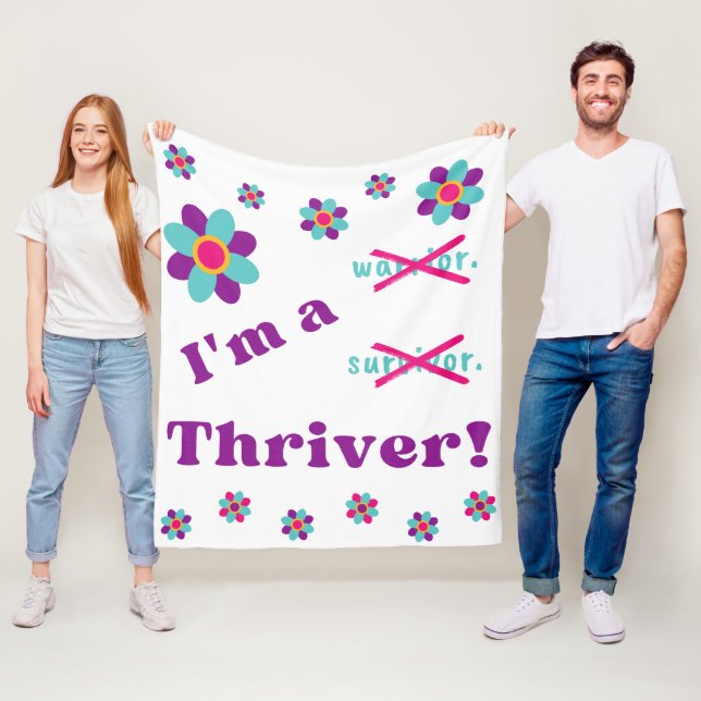 Couverture Polaire Je suis Thriver ! (En situation)