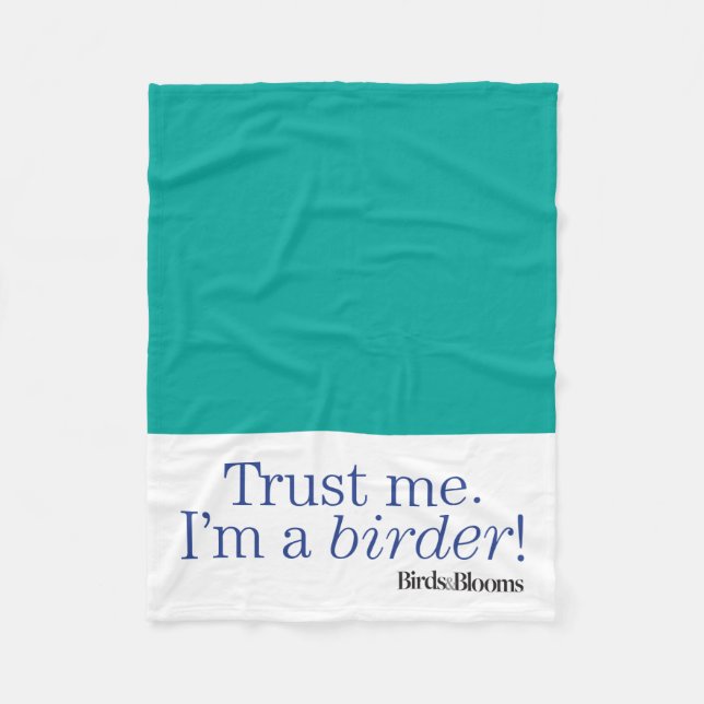 Couverture Polaire Je suis un Birder (Devant)