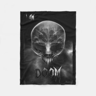 Couverture Polaire Je Suis Un Crâne Fractal De Doom