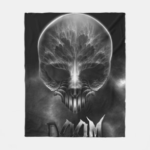Couverture Polaire Je Suis Un Crâne Fractal De Doom