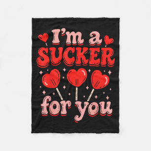 Couverture Polaire Je Suis Un Suceur Pour Vous Cœur De Bonbon Amour J