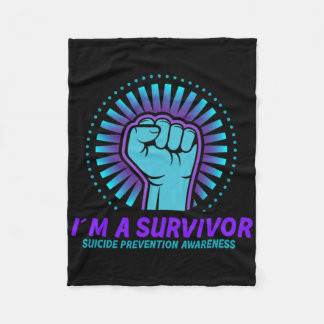 Couverture Polaire Je suis un survivant Sensibilisation à la préventi