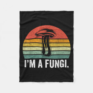 Couverture Polaire Je suis un T-shirt Fungi Drôle de Champignons Mec