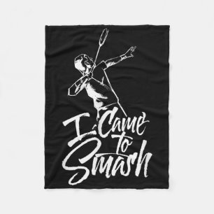 Couverture Polaire Je Suis Venu À Smash Team Player Volant de badmint