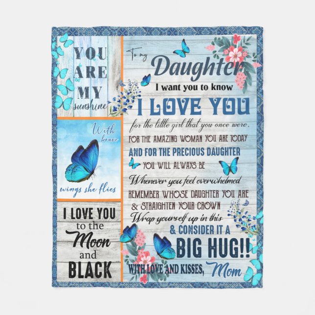 Couverture Polaire Je veux que tu saches que je t'aime, tu es mon sol (Devant)