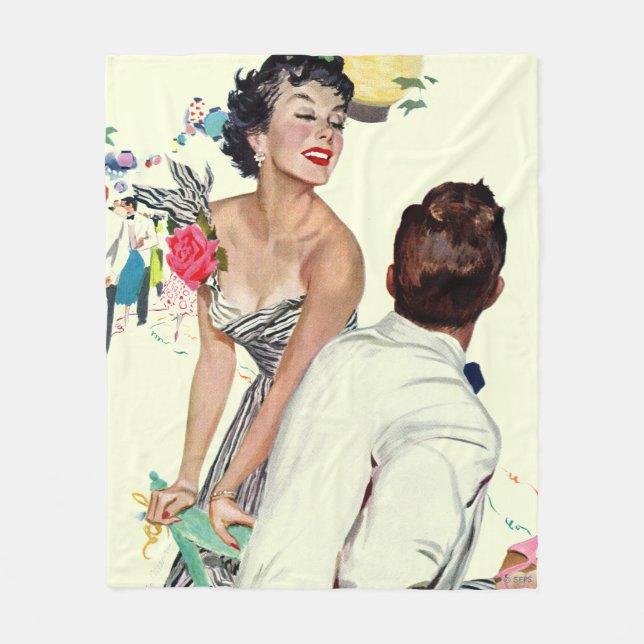 Couverture Polaire Je veux un homme (Devant)