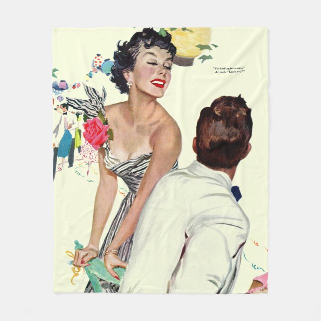 Couverture Polaire Je veux un homme 2 (Devant)