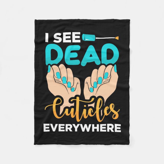 Couverture Polaire Je Vois Des Cuticules Partout (Devant)