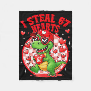 Couverture Polaire Je vole 67 cœurs Saint-Valentin 67 Meme 6 7 T-re