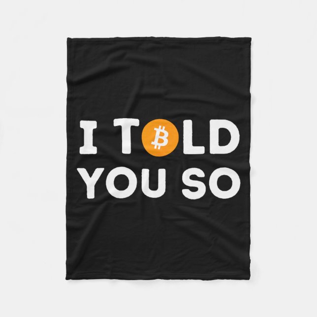 Couverture Polaire Je vous l'avais dit - Drôle de trader crypto Btc B (Devant)
