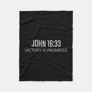 Couverture Polaire Jean 16_33 - La victoire est promise Bible Religie