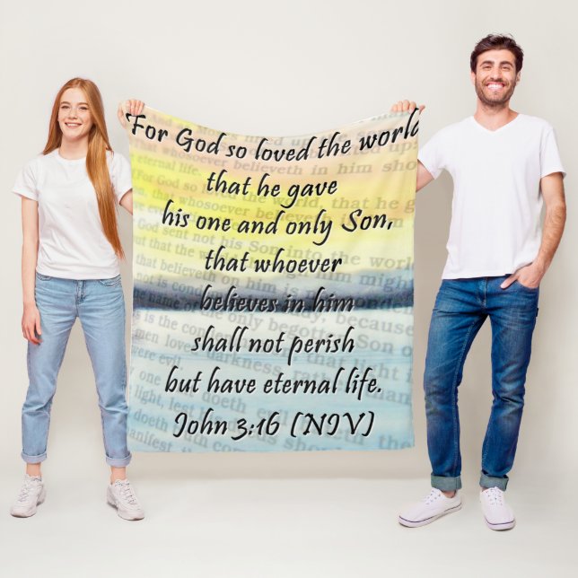 Couverture Polaire Jean 3:16 (En situation)