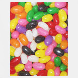 Couverture Polaire JELLY BEANS Fleece Blanche